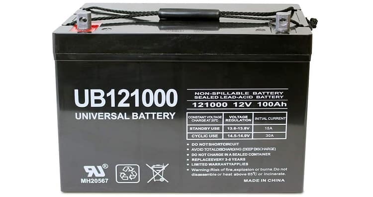 Universal Power Group Deep Cycle 12V Battery